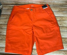 Women's Size 0 Bermuda Shorts Blue, White, Tiger Lilly NWT A New Approach