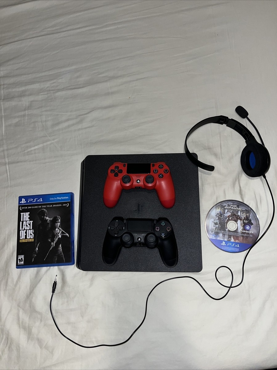 Sony PlayStation Slim w/ Controllers Headset (FREE SHIPPING