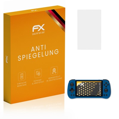 atFoliX 3x Panzerfolie für PowKiddy X55 Schutzfolie matt&stoßfest Folie