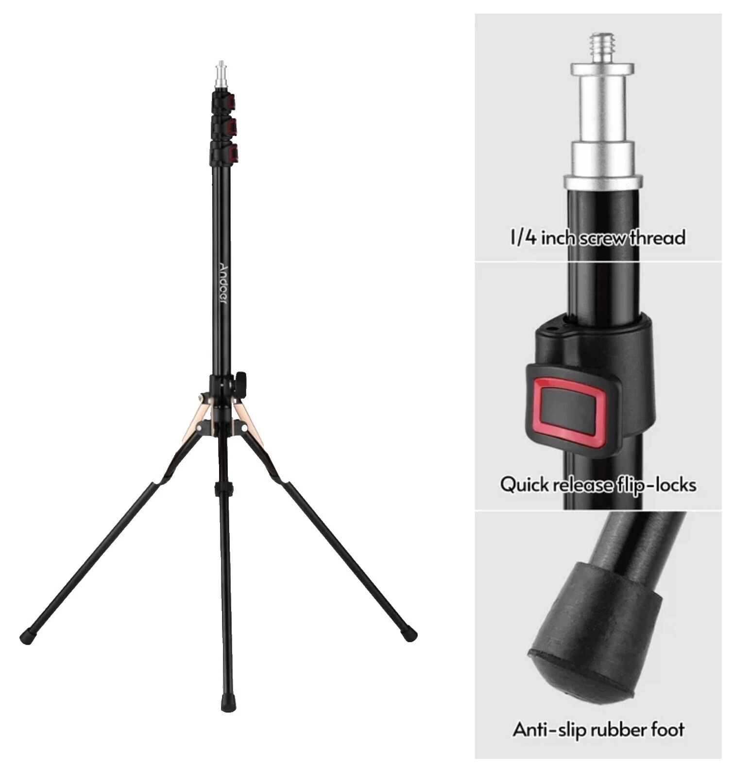 Стойки для освещения Andoer Photo Studio