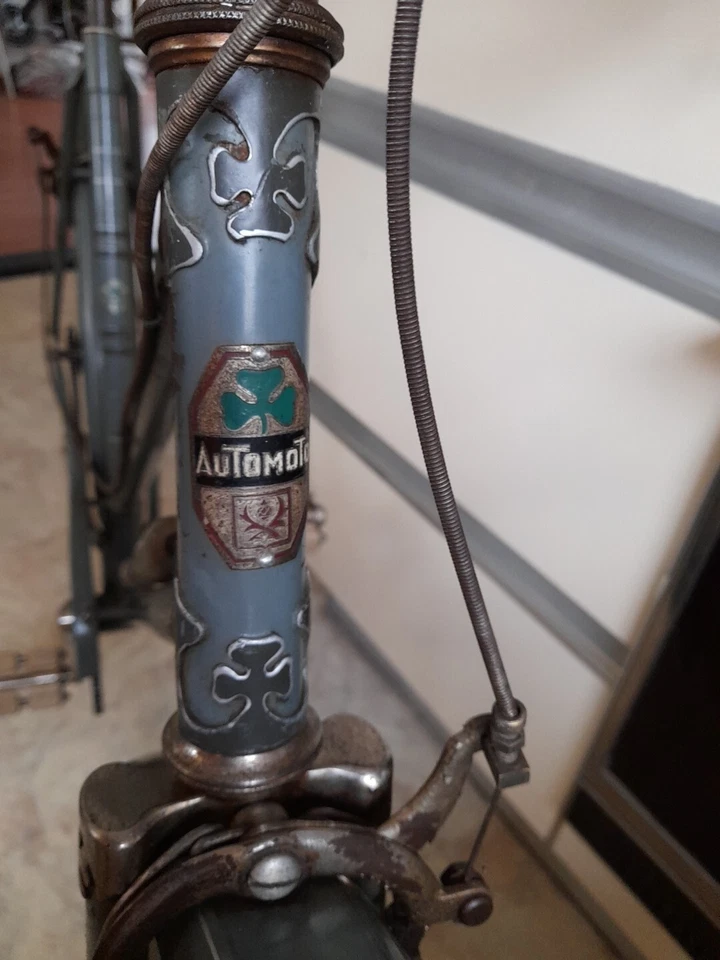 Vélo ancien Dahmen Automoto Velo RH 52 cm 1940-1950 650B - Photo 3/4