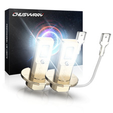 H3 Led Fog Light Bulb Conversion Kit Super Bright White Drl Lamp 6000k