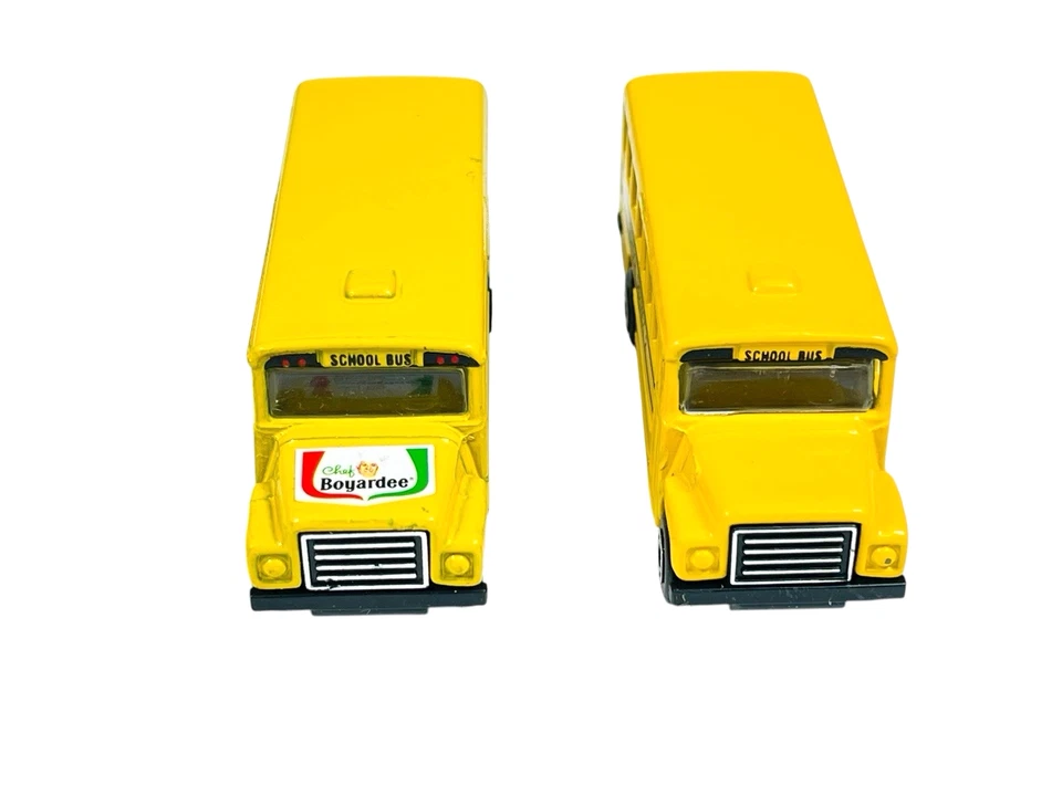 Autobuses escolares Matchbox súper rápidos (2) variados MB47 con cajas de rejilla amarillas Foto 2 de 4
