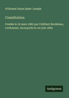 D'ottawa Union Saint-Joseph | Constitution | Taschenbuch | FranzöSisch (2024)