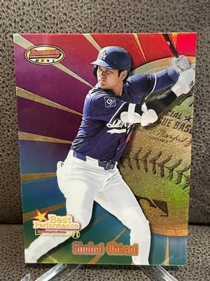  Shohei Ohtani 2025 Bowman's Best #BP-21 Best Performance LA Dodgers Refractor