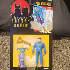 Kenner Adventures of Batman & Robin Pogo Stick Joker Figure w Pogo Stick