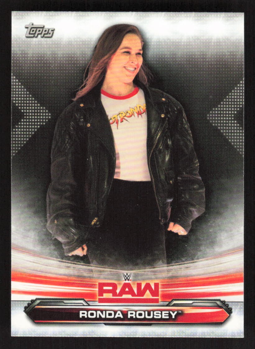 Ronda Rousey #61 Wrestling Cards 2019 Topps WWE RAW trading card — raw and PSA graded price guide