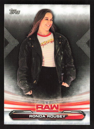 Ronda Rousey #61 2019 Topps WWE RAW card