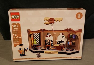 Lego 40902: Tribute to Leonardo da Vinci ~ GWP ~ New & Unopened!