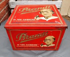 Alte Blechdose * Brandt Teegebäck * Blechkasten Krämerladen* Zwiebackwerke Hagen
