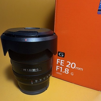Sony FE 20mm F1.8 G SEL20F18G E-Mount Objektiv AF/MF inkl. Gegenlichtblende