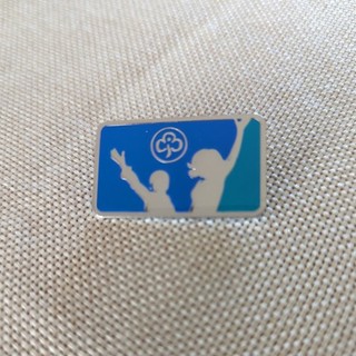 Girlguiding Guides leavers metal pin badge