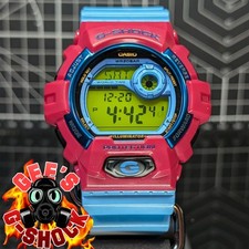 Casio G-Shock Crazy Colours G-8900 Bubblegum Pink Blue Green Black Big Case / XL