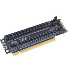 PCI-E 4.0 x16 1 to 2 Expansion Card Gen3 Split Card PCIe-Bifurcation x16 to x...