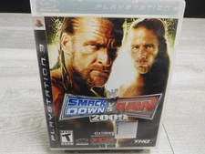 WWE SmackDown vs. Raw 2009 Sony Playstation 3 PS3 2008 Game MISSING MANUAL