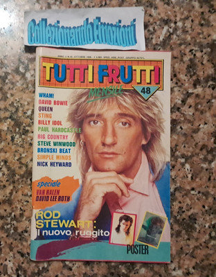 Tutti Fruit Monatlich-48 1986-Rod Stewart-David Bowie-Queen-Sting-Billy Idol