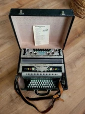 Strasser De Luxe Alpine Steirische Diatonic 4 Row Button Box Accordion Harmonika