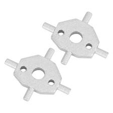 Cruciform Headlight Washer Nozzle Cover For X Type S Type Durable Metal