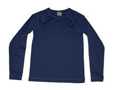 HANNA ANDERSSON Boys Size 8 130 Long Sleeve Blue Swim Rash Guard Shirt