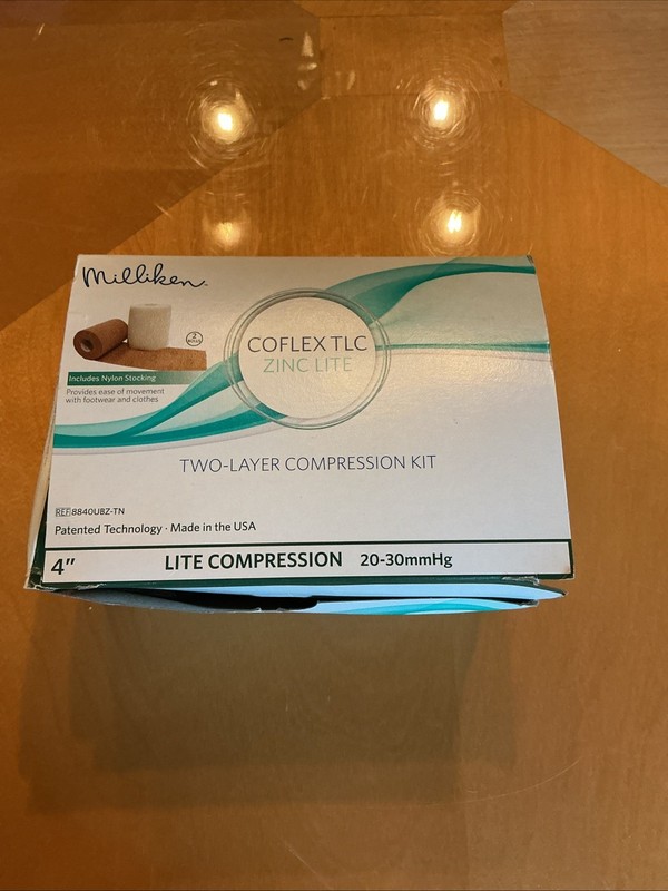 Milliken Co-Flex 2 TLC Zinc Lite Compression Bandage Two Layer System 20-30mmHg
