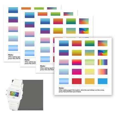 Watch Gradient Filter Modification Decal for Casio F91W, 20 Types of Highly T...