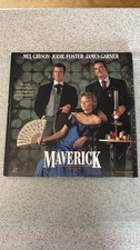 Maverick LaserDisc 1994 Western Comedy Widescreen Mel Gibson Warner Bros.
