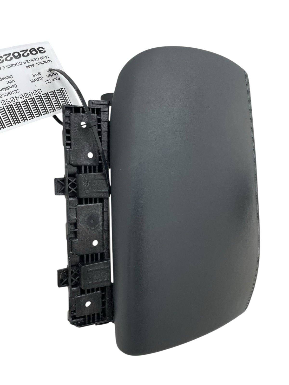 2014-2020 BMW I8 CENTER CONSOLE ARMREST STORAGE LID COVER LEATHER BLACK