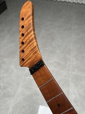 Banana Headstock Floyd nut 22Frets Roasted Flame Maple Electric guitar Neck