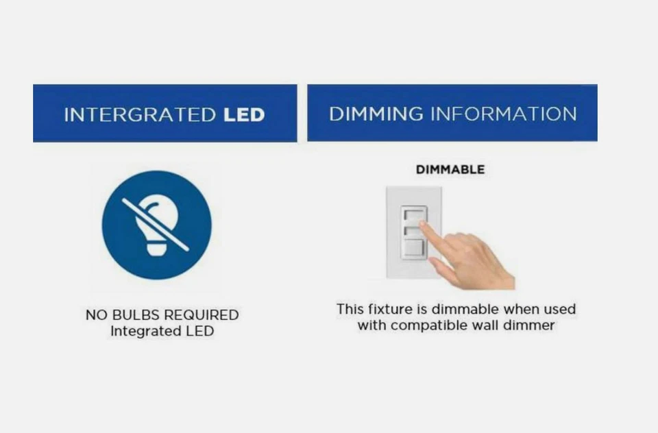 *4 PACK* Progress Lighting 5 in. Brushed Nickel Integrated LED Recessed Trim - Image 3 of 3