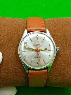 vintage Atlantic Worldmaster Original watch 21 Jewels Mechanical Manual