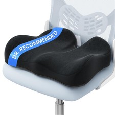 Ergonomic Memory Foam Seat Cushion for Sciatica and Lower Back Pain Relief