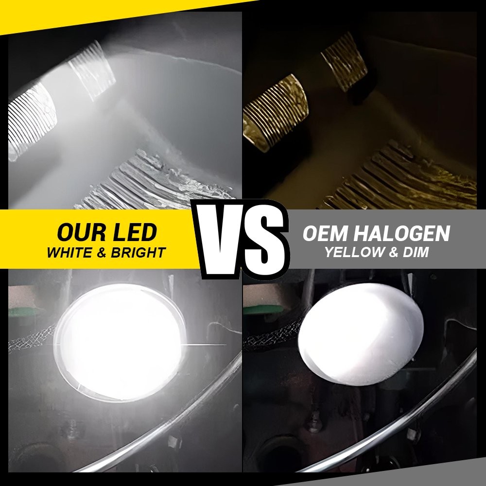 White LED Under Dash Courtesy Footwell Light Fit for Dodge Ram Durango 2013-2023 thumbnail 3