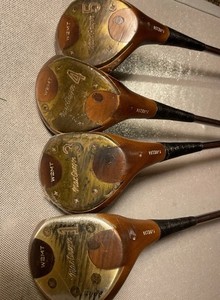 W2MT Macgregor Persimmon Tourney Golden Brown Wood Set 1 3 4 5 Serial Match!