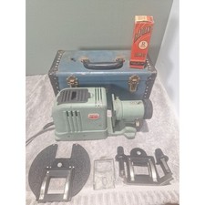 Romanslide 35 Slide Projector w Case Enzumar Anastigmat 4in Lens VG Condition