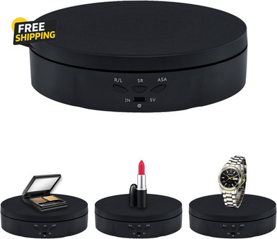 Motorized Rotating Display Stand,5.7Inch 360 Degree
