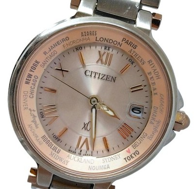 Citizen XC Happy Flight EC1014-65W Eco-Drive Quartz Watch Pink JP