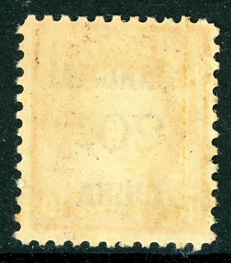 USA Shanghai OP 1919 Franklin 20¢/10¢ Orange Yellow Scott #K10 Mint M8 - Image 2 of 4