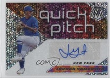 2021 Panini Mosaic Quick Pitch Jordan Yamamoto #QPA-JY Auto sh7