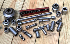 Lot Of Vintage Mac Sockets With Weatherhead Set Of 7 In Original Metal Case
