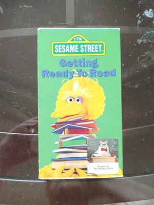 Sesame Street: Getting Ready To Read (VHS, 1986) Kids Program - Sony Wonder