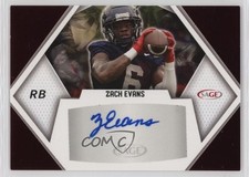 2023 SAGE Low Series Auto Red Zach Evans #A-ZE Auto 18t1