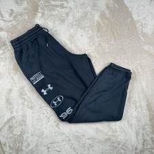 Under Armour Essential Fleece Puddle Jogging Bottoms Black Large