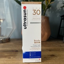 Ultrasun Sun Lotion SPF 30 Tinted Body Protection Sensitive Skin Allergy 150ml