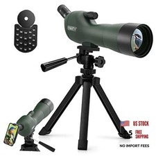 20-60x60AE 45 Degree Angled Spotting Scope with Tripod, Phone Adapter, Carry