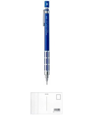 Pentel Zeichenstift Graph 1000Cs 0,5 mm blau Pg1005Cs-C (2er Set) + Kunstzubehör