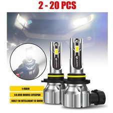 2-20 Auxito 9006 Led Headlight Conversion Bulb Low Beam Super Bright 6500k White 2-20 Auxito 9006 Led Headlight Conversion Bulb Low Beam Super Bright 6500k White