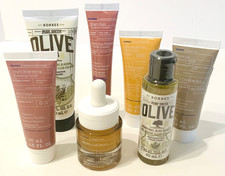 KORRES Lot of Greek Olive Body Cream, Sculpt Serum, Bright Eyed, Wrinkle Facial