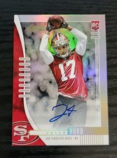 2019 Absolute Spectrum Signatures #185 Jalen Hurd Auto /100