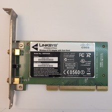 Linksys WMP600N Dual-Band Wireless-N PCI Adapter 300Mbps Desktop WiFi Card