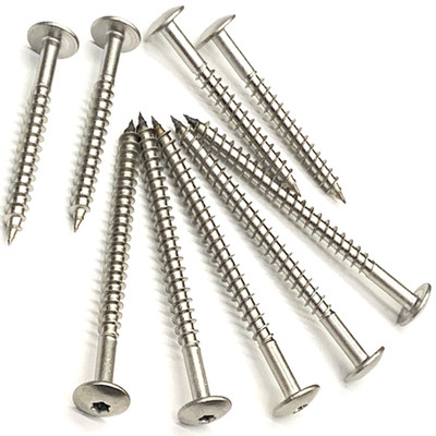 Trespo Flachrundkopfschrauben VA Edelstahl Tellerkopf 9086 TORX 4,8mm 5,5mm